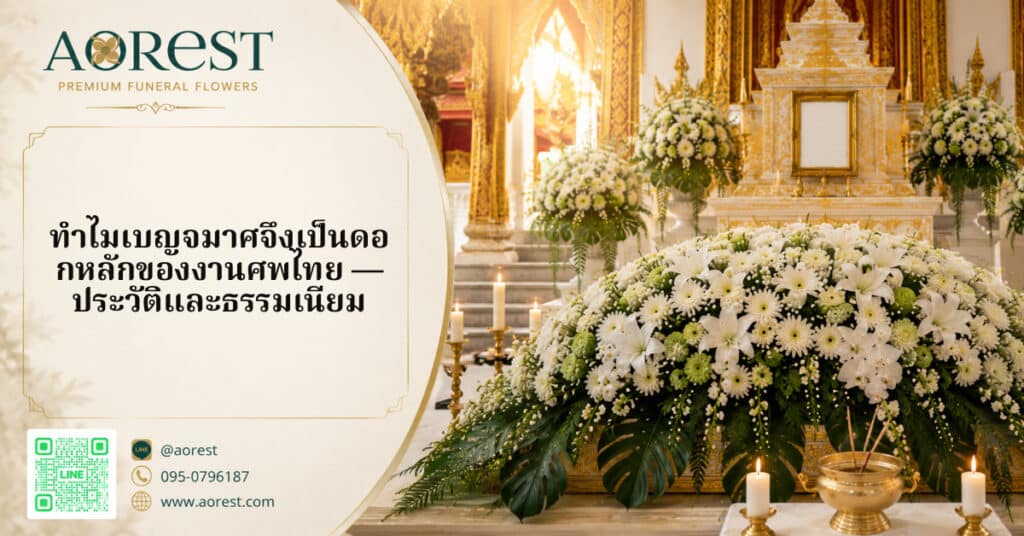 ทำไมเบญจมาศจึงเป็นดอกหลักของงานศพไทย — ประวัติและธรรมเนียม